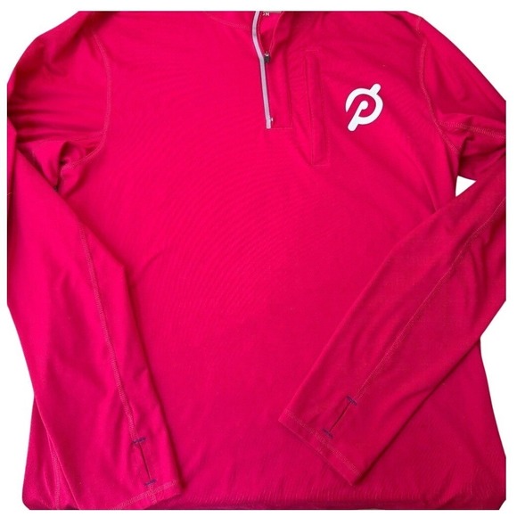 Fourlaps Tops - Fourlaps x Peloton 1/4 Zip Women M Pink Pullover Activewear Gorpcore Running